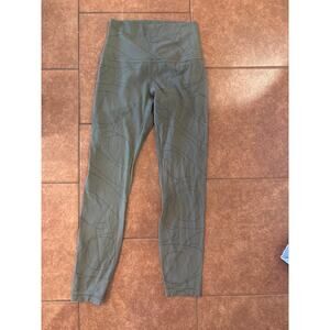 lululemon Align High-Rise Pant 25" Size 4 Army Green/Dark Olive